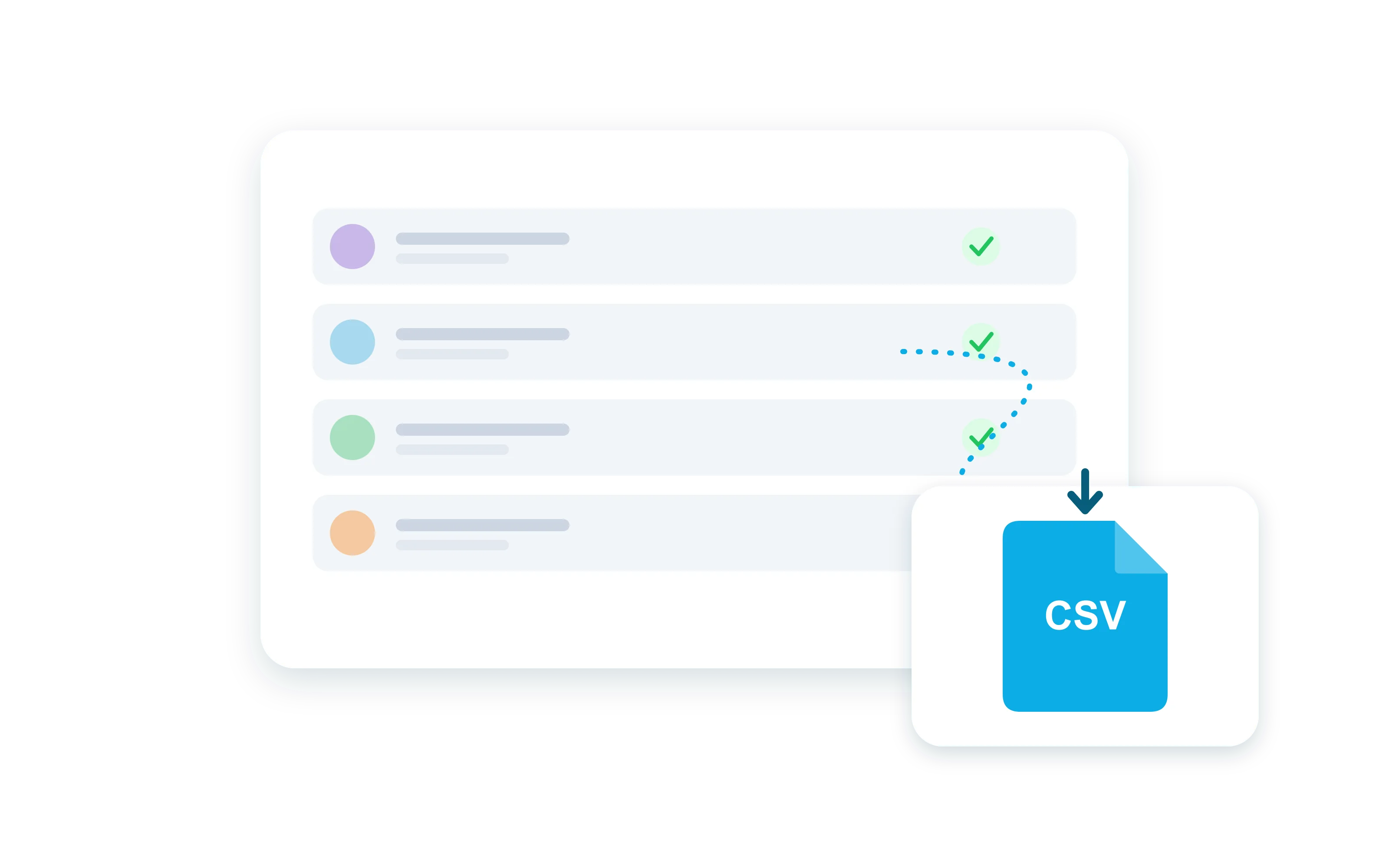 Export of approved hours as a CSV file in Tiemdo for payroll software